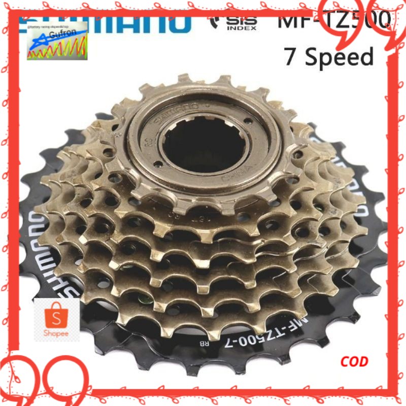 Gir / freewheel sprocket 8 speed / freewheel sprocket 7 speed shimano