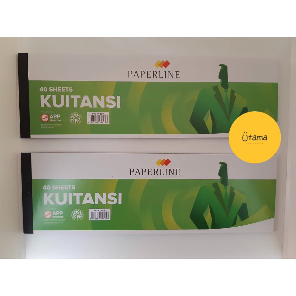 

Kwitansi / Kuitansi Paperline KT-40 Isi 40 Lembar