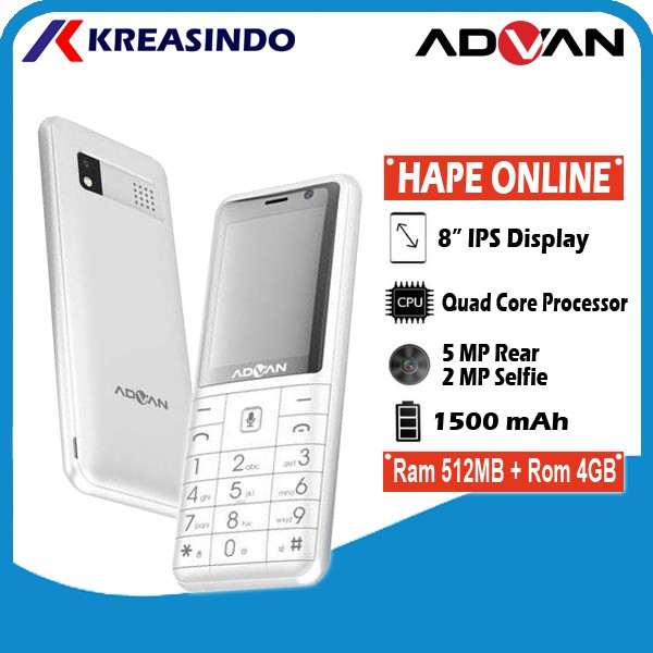 Advan Hp Online KaiOS Garansi Resmi