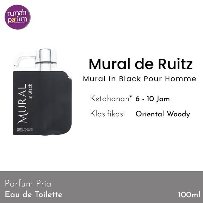 Mural De Ruitz Mural In Black Pour Homme 100Ml Termurah