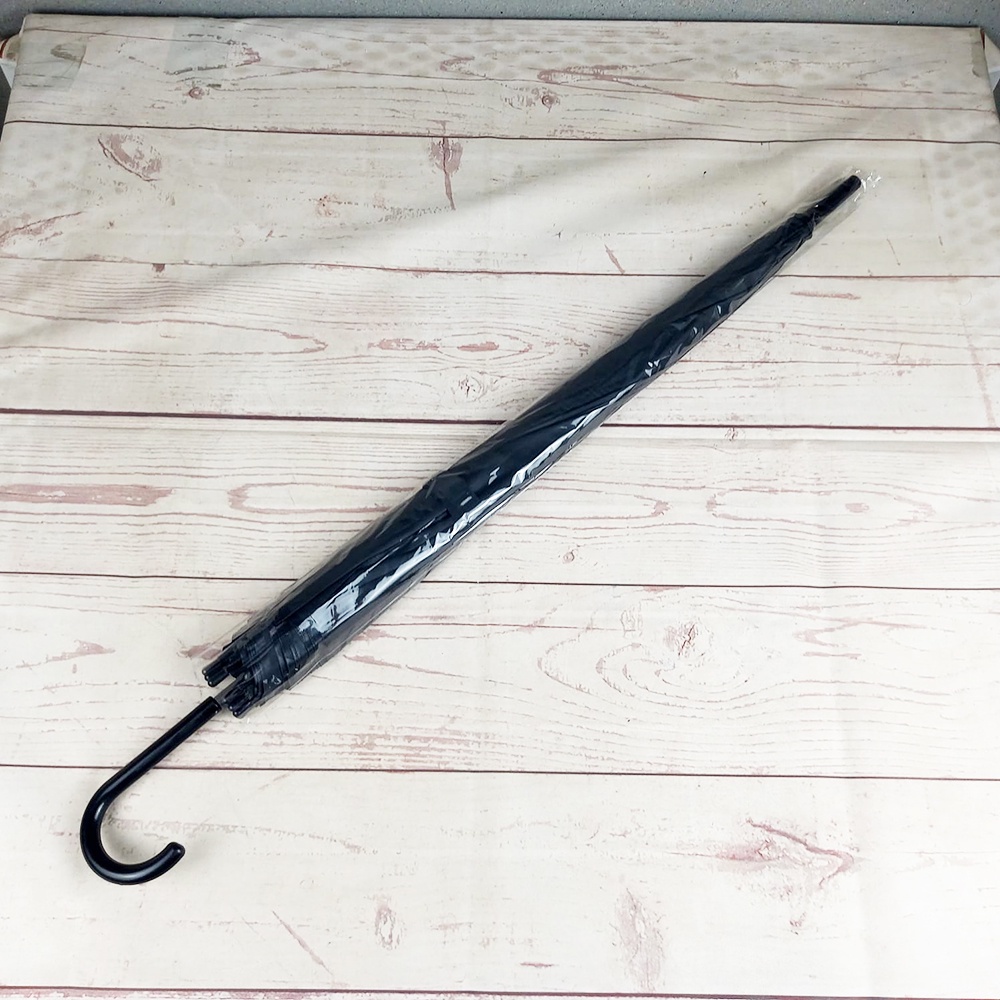 Payung Transparan Estetik Lucu Murah / Payung PVC 8 Bone 94cm