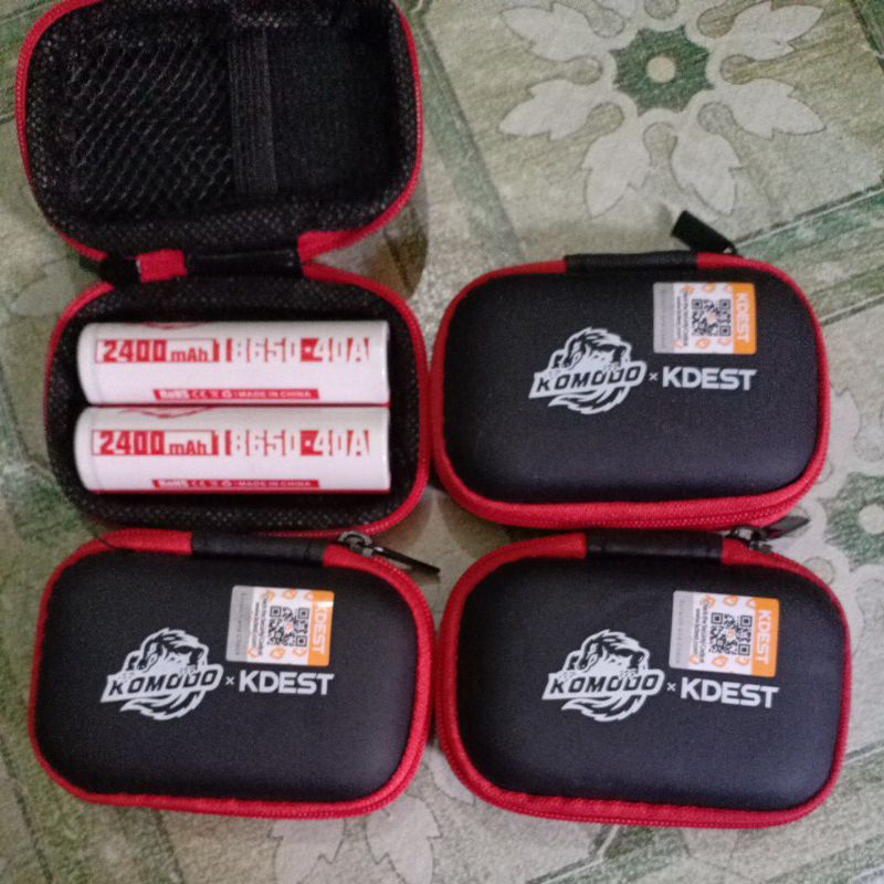 baterai 18650 kdest komodo 2400mah 40a authentic