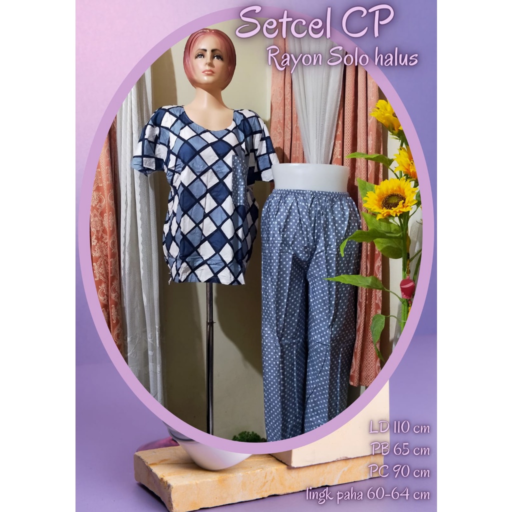 setelan celana panjang/baju tidur/setelan wanita