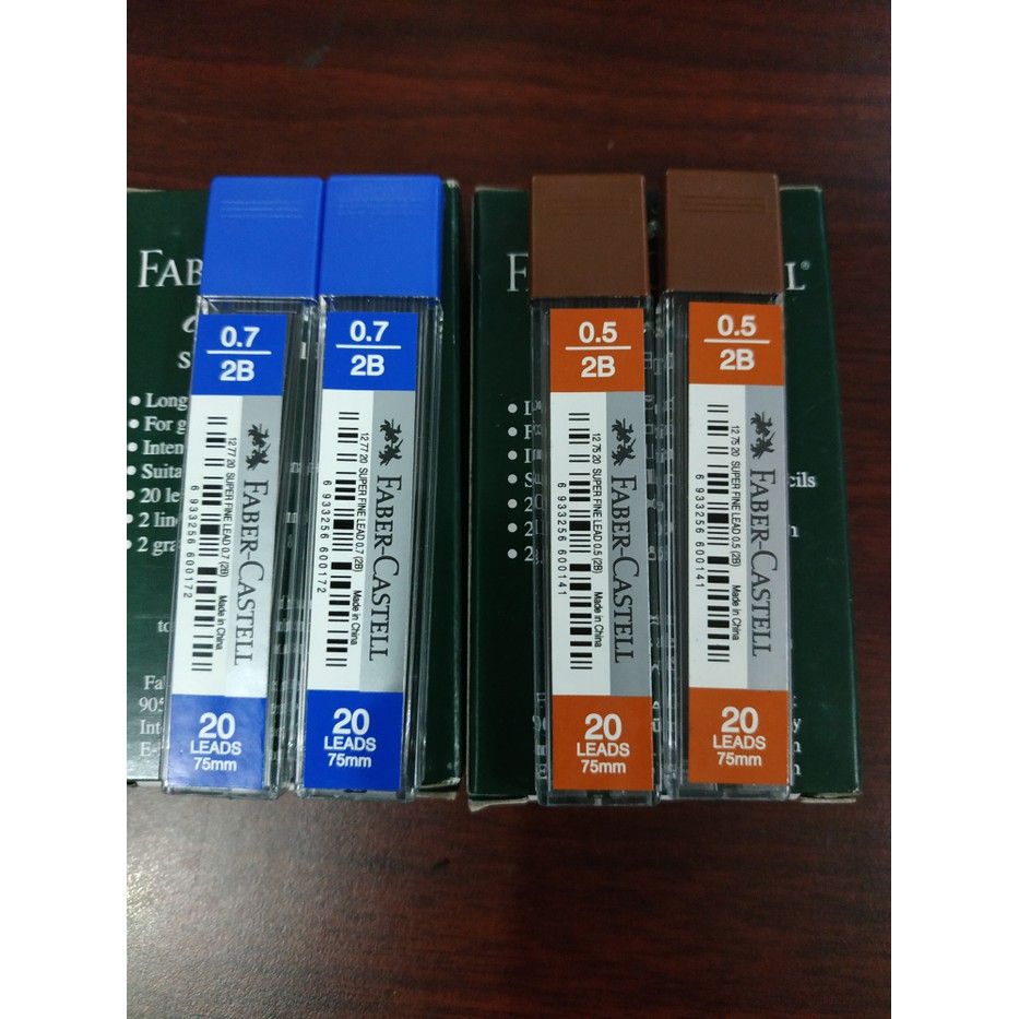 

STOK TERBATAS Isi pensil mekanik 05 dan 07 Faber Castle