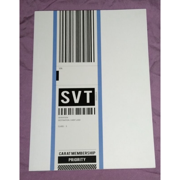 (BOOKED)photobook membership kit seventeen pilot 2021
