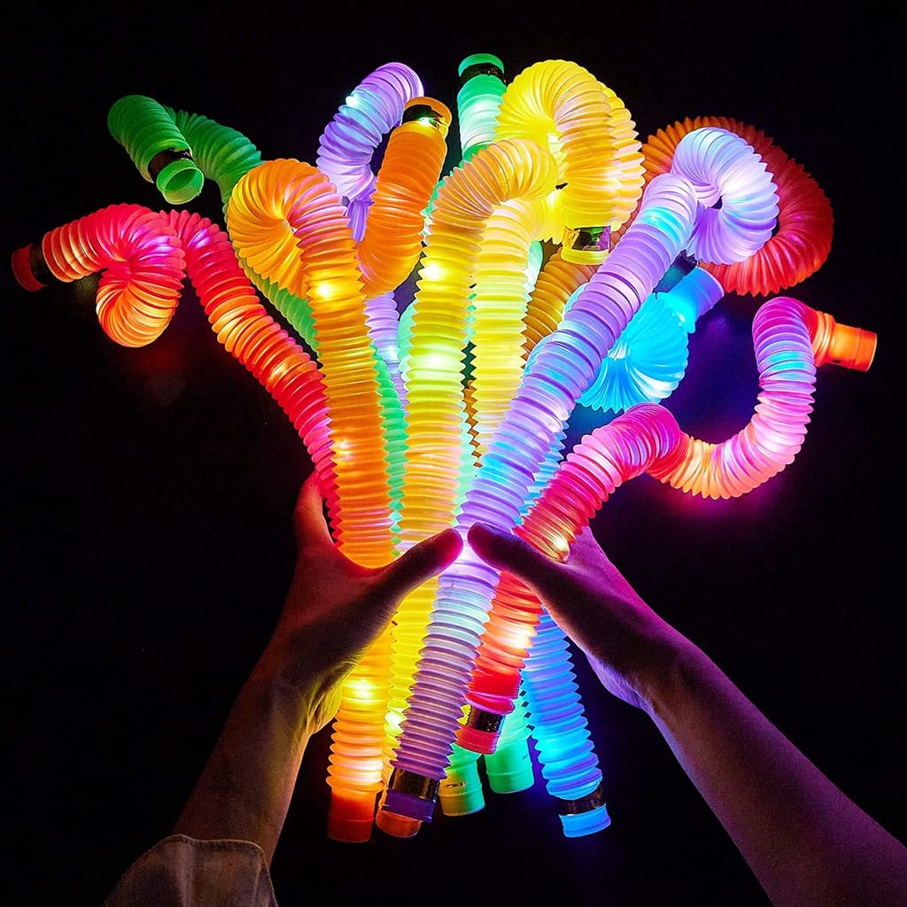 (JC)Mainan Led Pop Tube Flexible Bisa Kreasikan Bentuk apa saja / Light Up Pop Pipes / Peralatan Pesta Led Party Favors