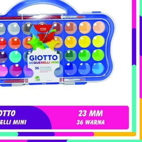 

➹ GIOTTO MINI WATERCOLOUR BLOCKS / CAT AIR GIOTTO MINI 23 MM 36 WARNA ➳