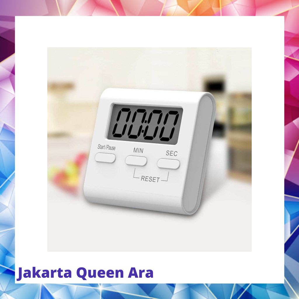 Taffware Timer Masak Dapur Countdown Digital Alarm Clock - T1