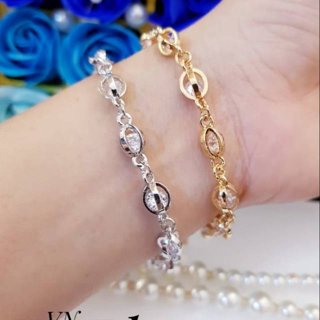 xuping gelang lapis emas 24k 1608j