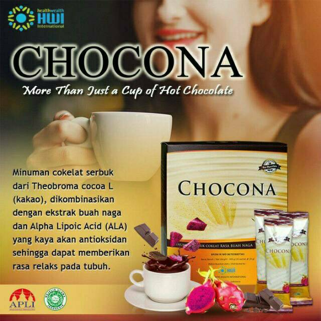 

CHOCONA HWI JAMIN 1000% ORI HALAL MUI DAN BPOM