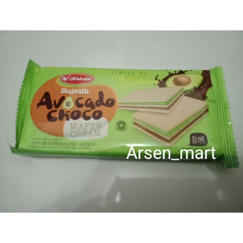 Kokola wafer 70gram Avocado coklat