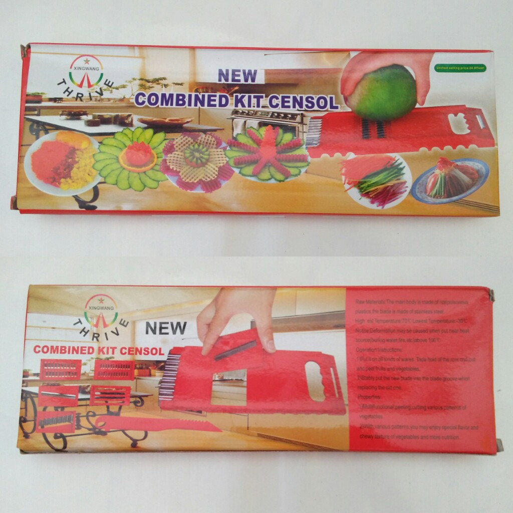 NEW COMBINED KIT CENSOL ALAT POTONG SERBAGUNA UNTUK BUAH DAN SAYUR