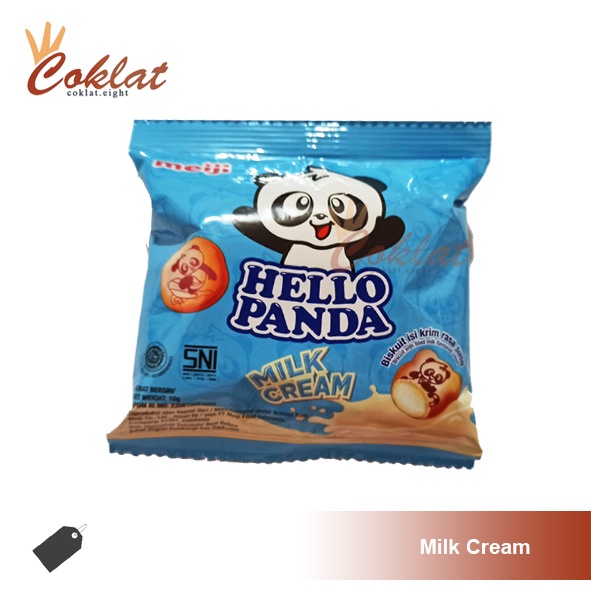 

Hello Panda Sachet / Halo Panda Sacet / Cemilan Jadul anak 90an Snack / Biskuit Snack Rasa coklat / straberi / milk Harga untuk 1 pcs (@10gr)