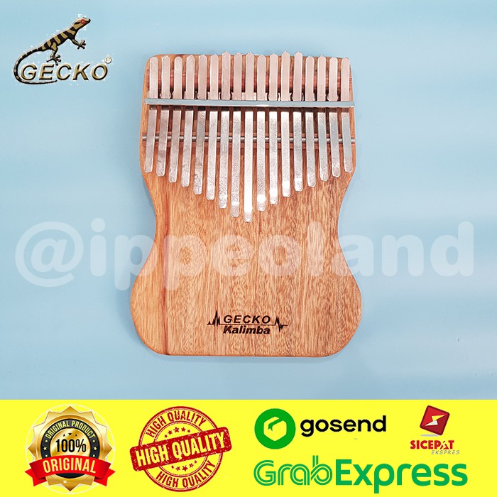 GECKO Kalimba - K17CAP-EQ / Electric (Camphorwood) + FREE BONUS