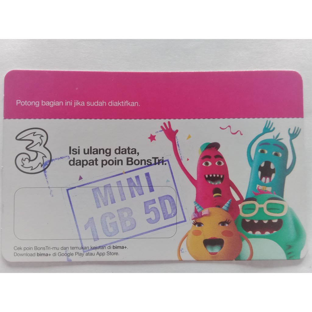 Voucher Tri 1 Gb/5 hari