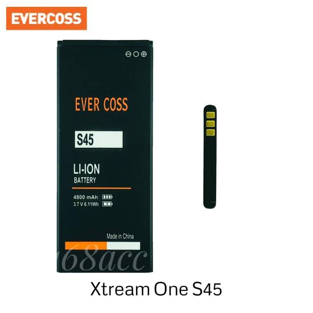 Baterai Batere Ever coss S45 Face Unlock 4G Batre Evercoss Xtream One S45 Batrei