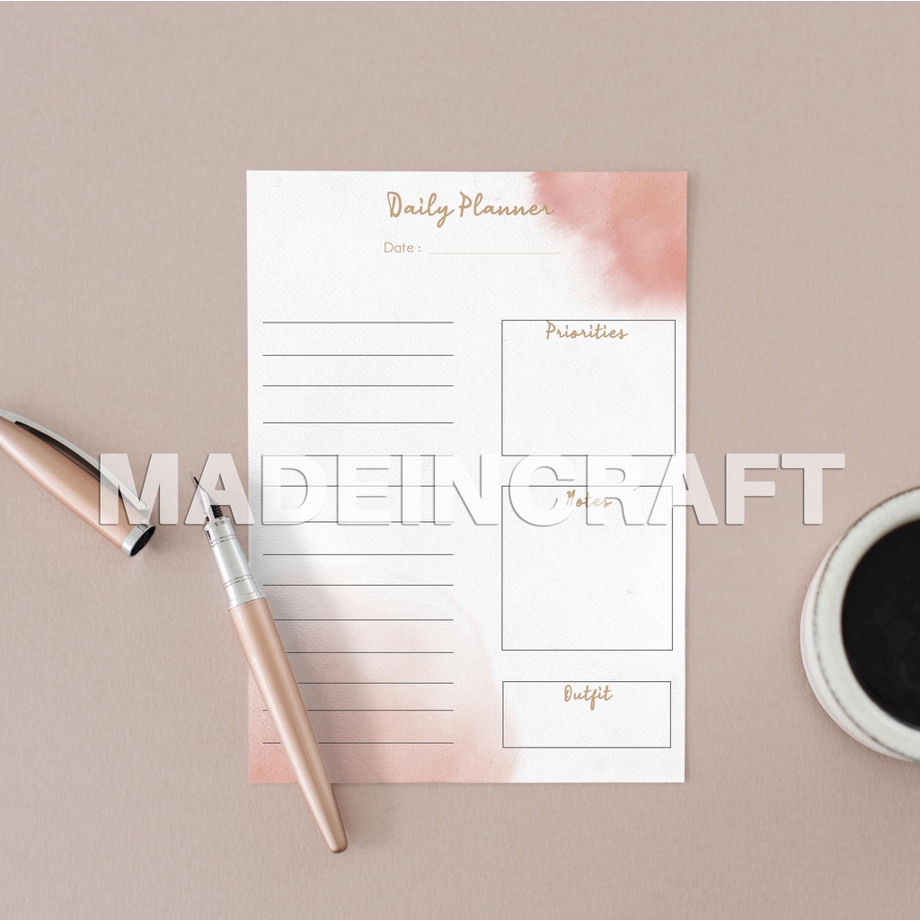 

KERTAS AGENDA DAILY/WEEKLY SCHEDULE A4/A5 HVS