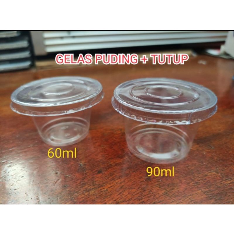 Cup puding ukuran 65 ml