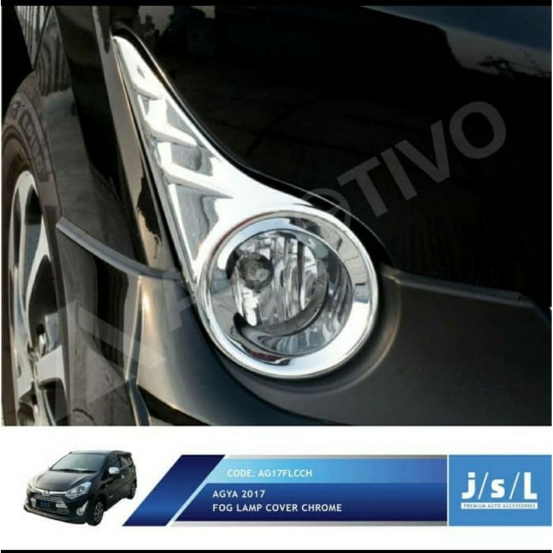 New Agya 2017 Fog Lamp Cover Mobil Chomre Lampu Kabut