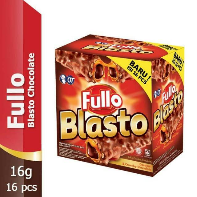 Wafer Roll Fullo Blasto box 16gr x16