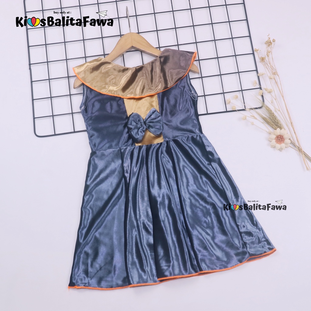 [BLUDRU] Dress Cantika Bayi - 3 Tahun / Dress Anak Perempuan Gaun Baju Pesta Kensi Polos Grosir Cewe