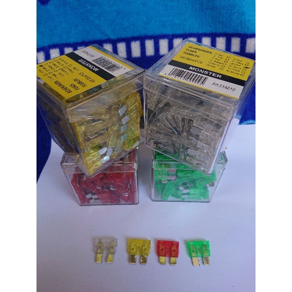 SEKRING TANCAP BESAR FUSE MOBIL MOTOR 10A 15A 20A 25A 30A