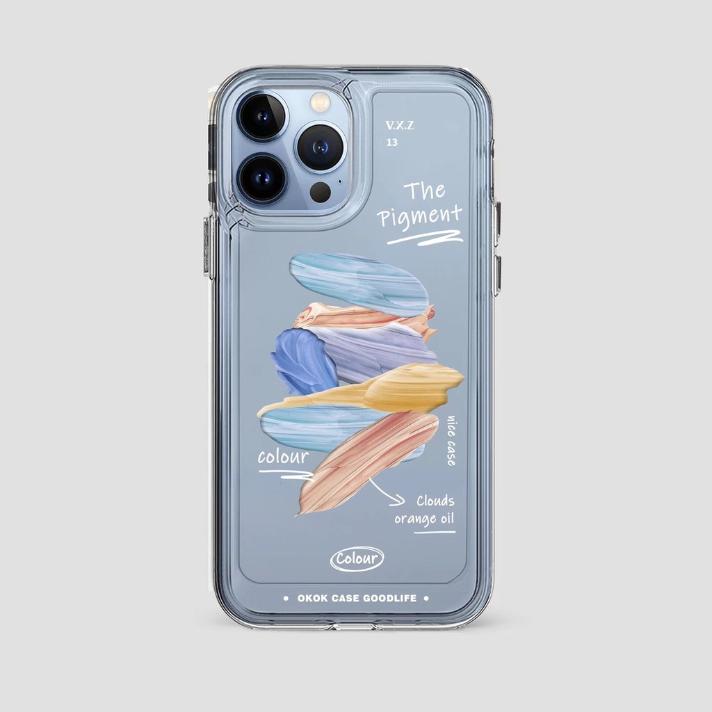 iPhone Case Clear Case Soft Thick TPU Shockproof HD Super Transparent Protection Camera Plating Button Paint Graffiti For iPhone 13 Pro Max iPhone 12 Pro Max iPhone 11 iPhone 7Plus