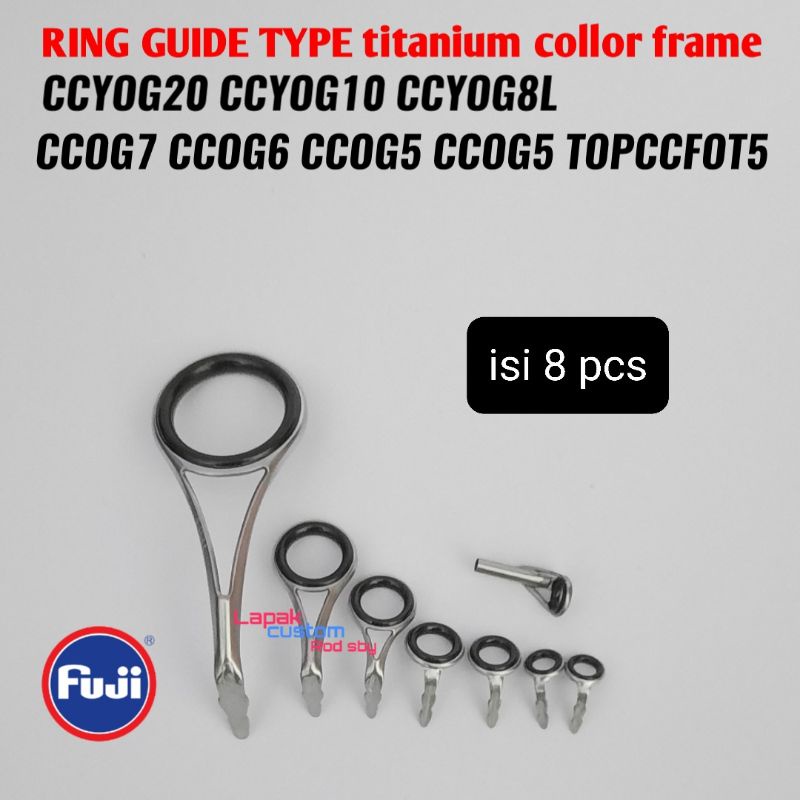 New Ring Guide UL fuji TITANIUM COLLOR FRAME