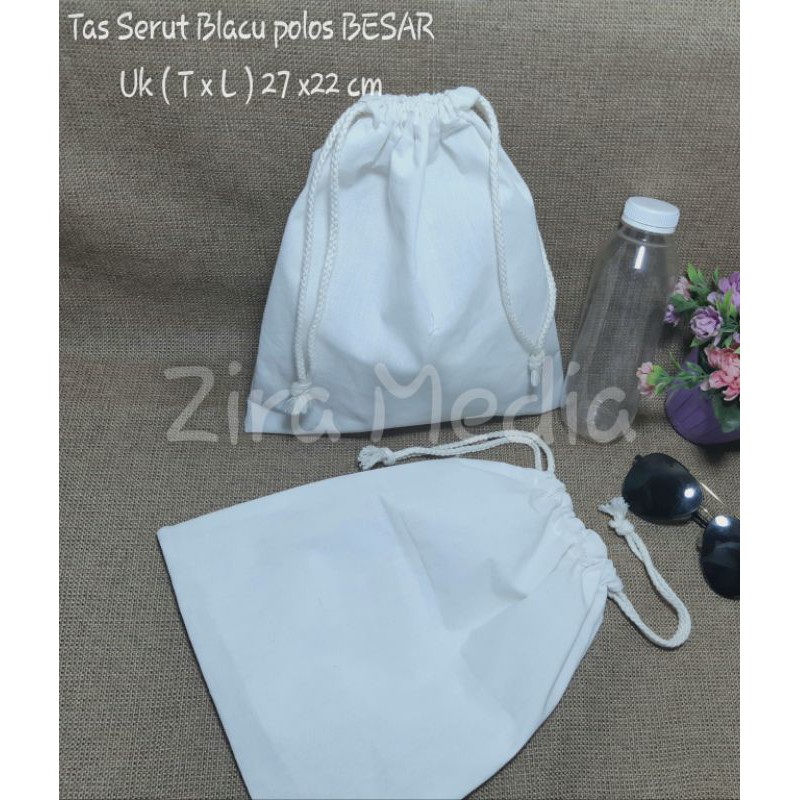 TAS SERUT BLACU POLOS / POUCH SERUT BLACU POLOS