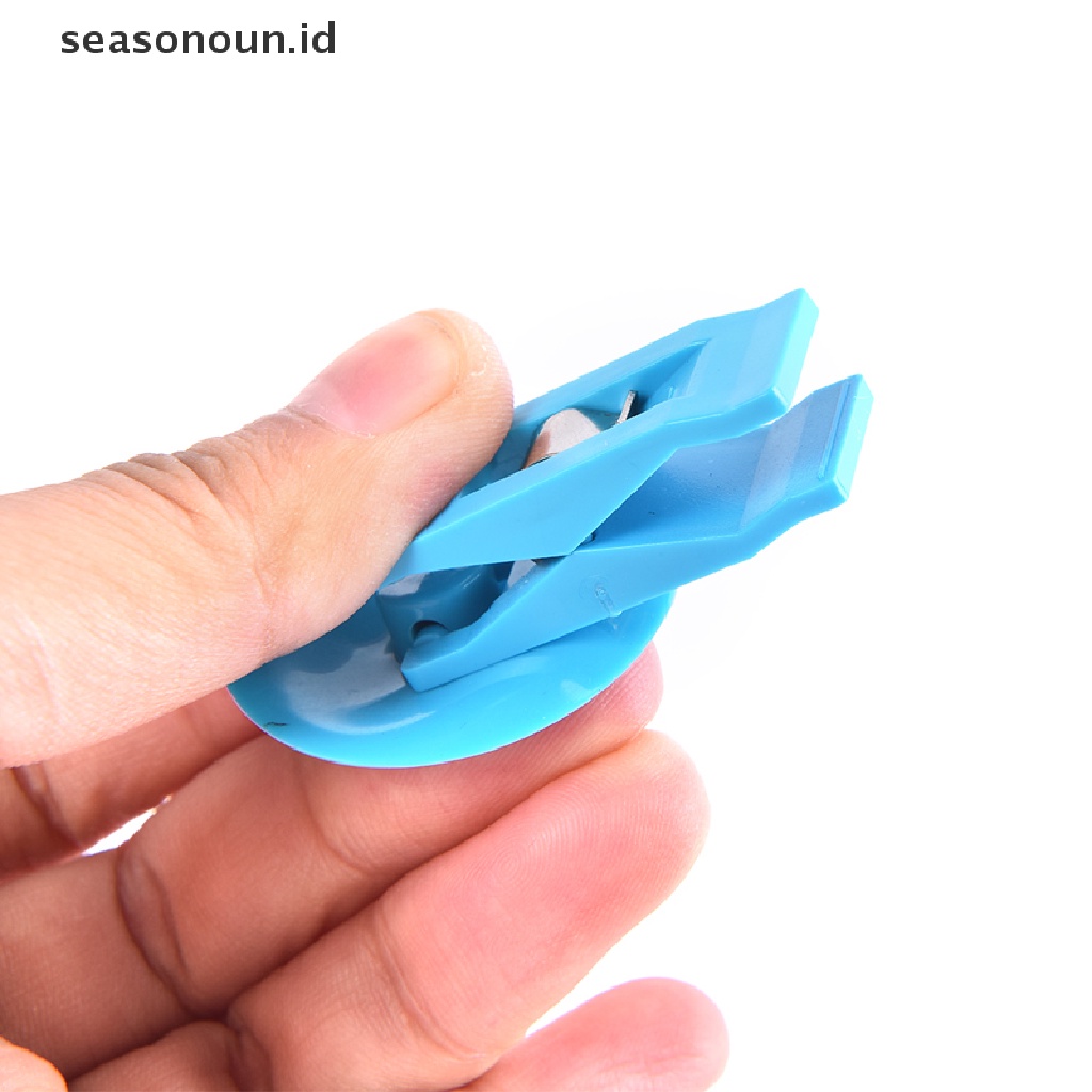 【seasonoun】 2pcs Car Interior Window Mount Black Suction Cap Clips Sucker Removable Holder .