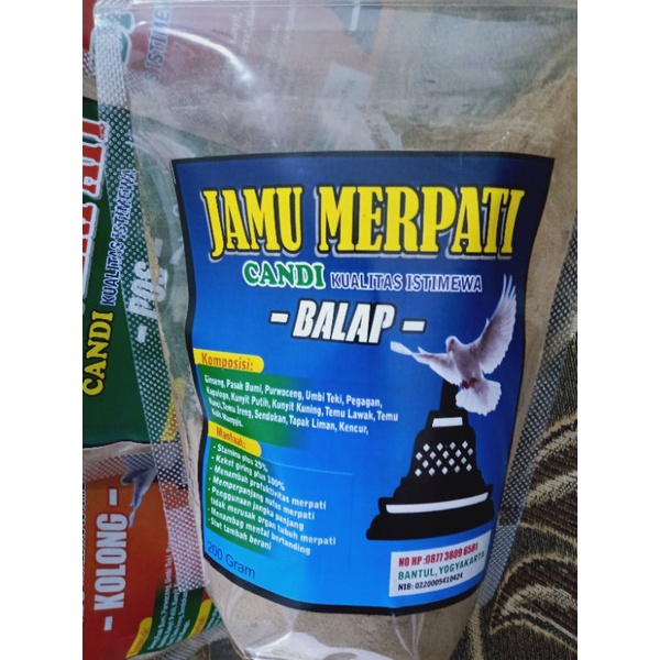 jamu merpati balap sprint alami