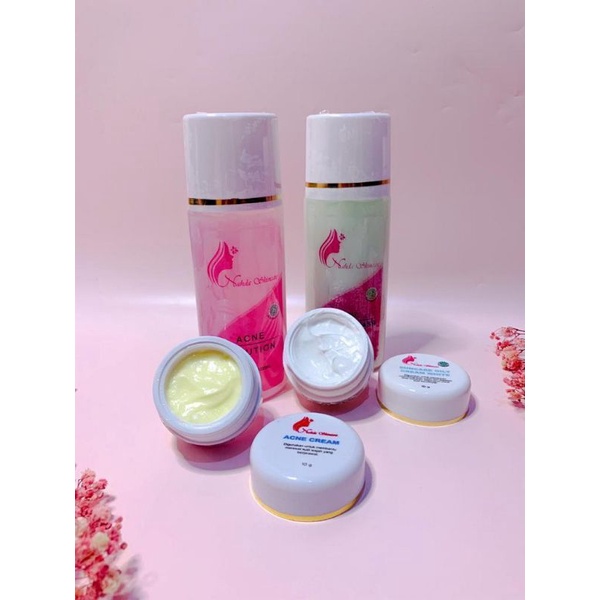 COD NAHDA SKINCARE | PAKET GLOW ACNE & NORMAL GLOW | 100 %HALAL MUI PAKET KECANTIKAN SKINCARE