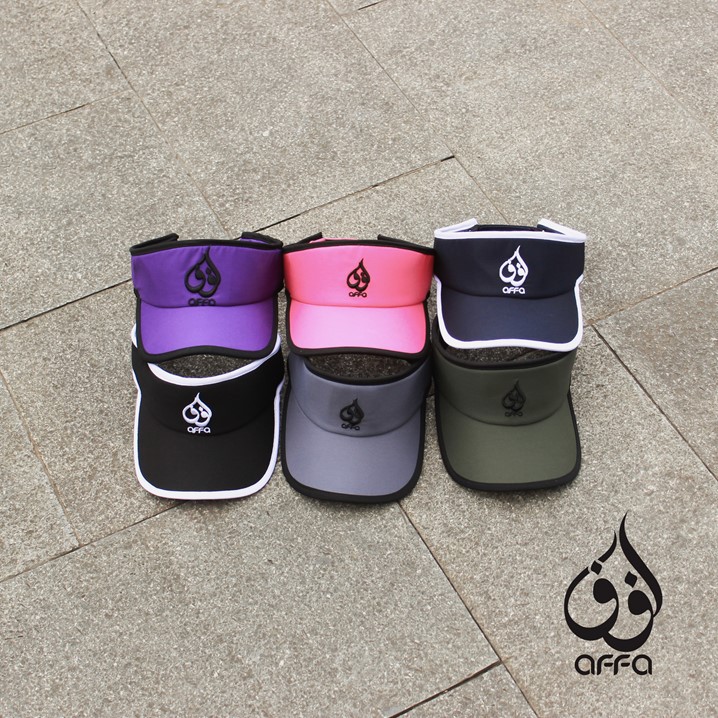 Produsen Topi Olahraga Wanita Sport Hijab Sepeda Pantai Terlaris Bahan Drill Distro Bandung By AFFA