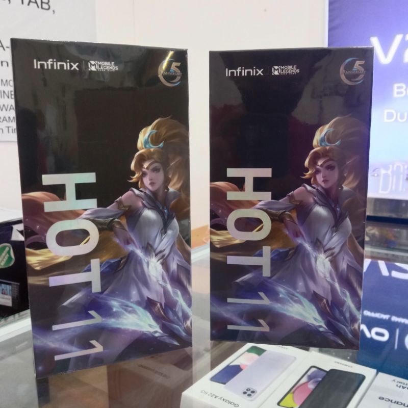 HP Infinix HOT 11 RAM 4/64GB [Prosesor Gaming Helio G70, 5200mAh Power Marathon, Dar-link Ultimate Game Booster]-1