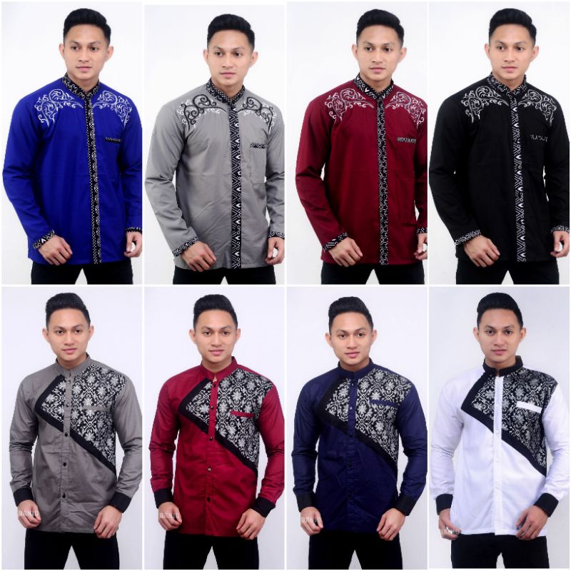 Baju Kokoh Batik Pria Lengan Panjang Terlaris