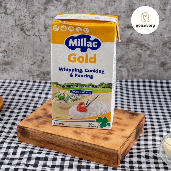 

Milac Gold Whipping Cream 1000ML / Whip Krim Cair Kemasan 1 LITER