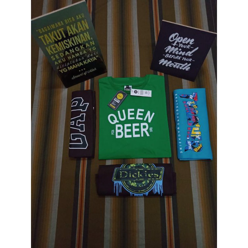 BAJU DISTRO QUEEN BEER HIJAU/BM ORIGINAL