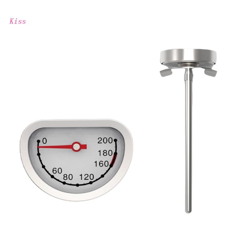 Termometer Daging Bahan Stainless Steel Dengan Gagang Panjang 0-200 Untuk Memasak