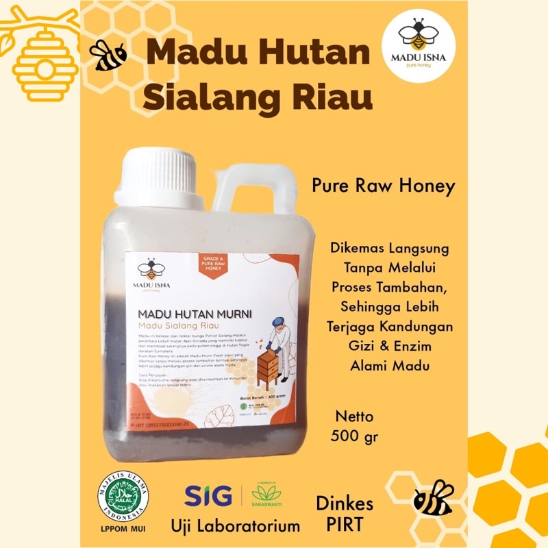 

Madu ISNA - Madu Hutan Sialang Riau 500 gr