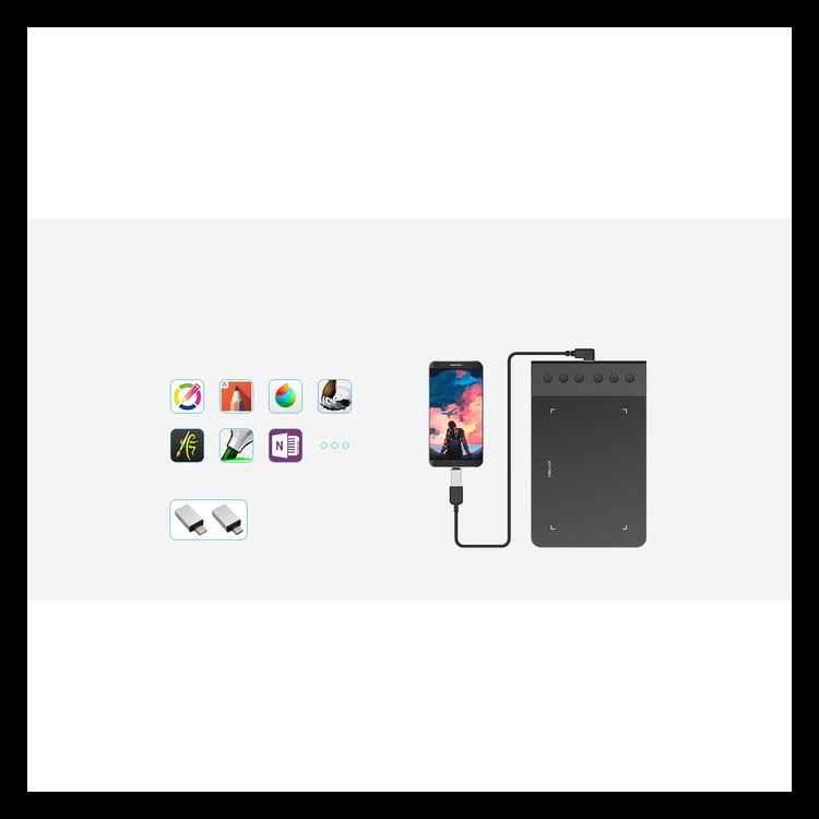(BAYAR DITEMPAT) XP PEN STAR G640S DRAWING PEN TABLET FOR SUPPORT ANDROID 6.0 ETC KODE 1404