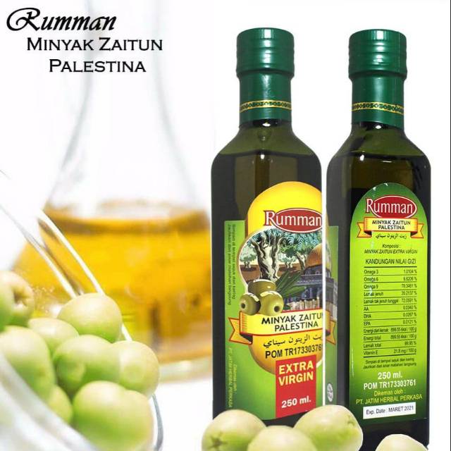 

Zaitun Rumman palestin Extra Virgin 250ml