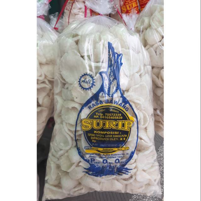 

Krupuk Upil Besar Rasa Bawang Asli Khas Kota Kediri