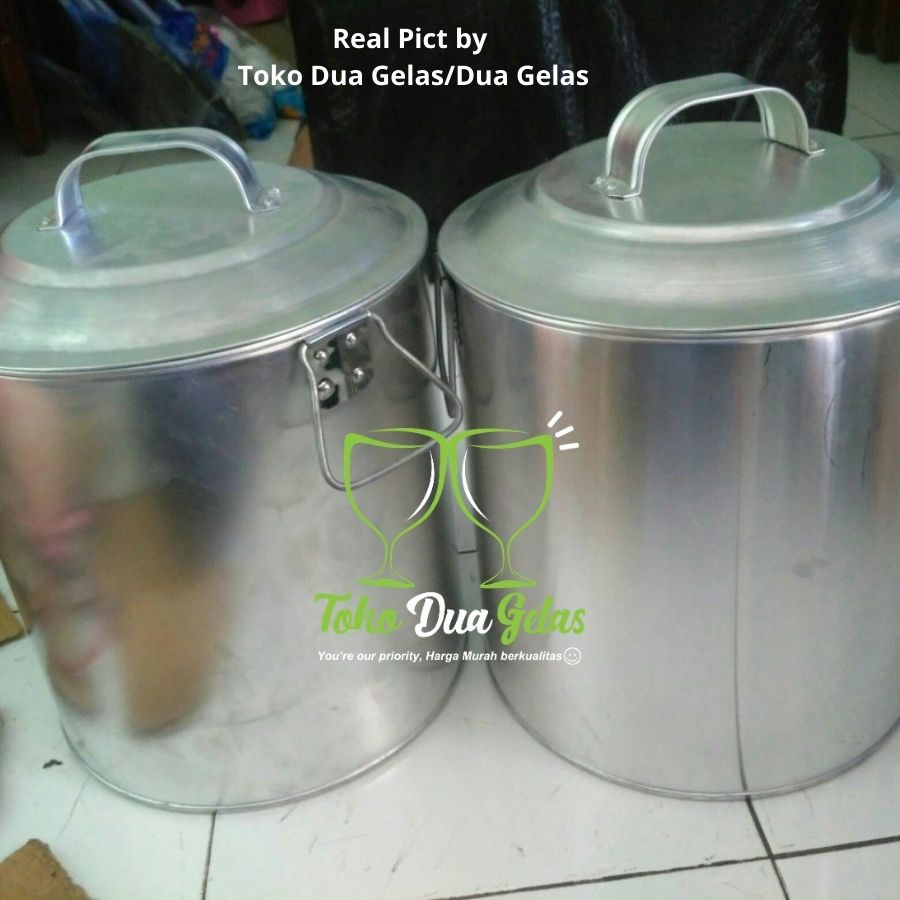Dandang Panci Bubur Ayam Soto Alumunium 28 cm tinggi 29 cm khusus ojol