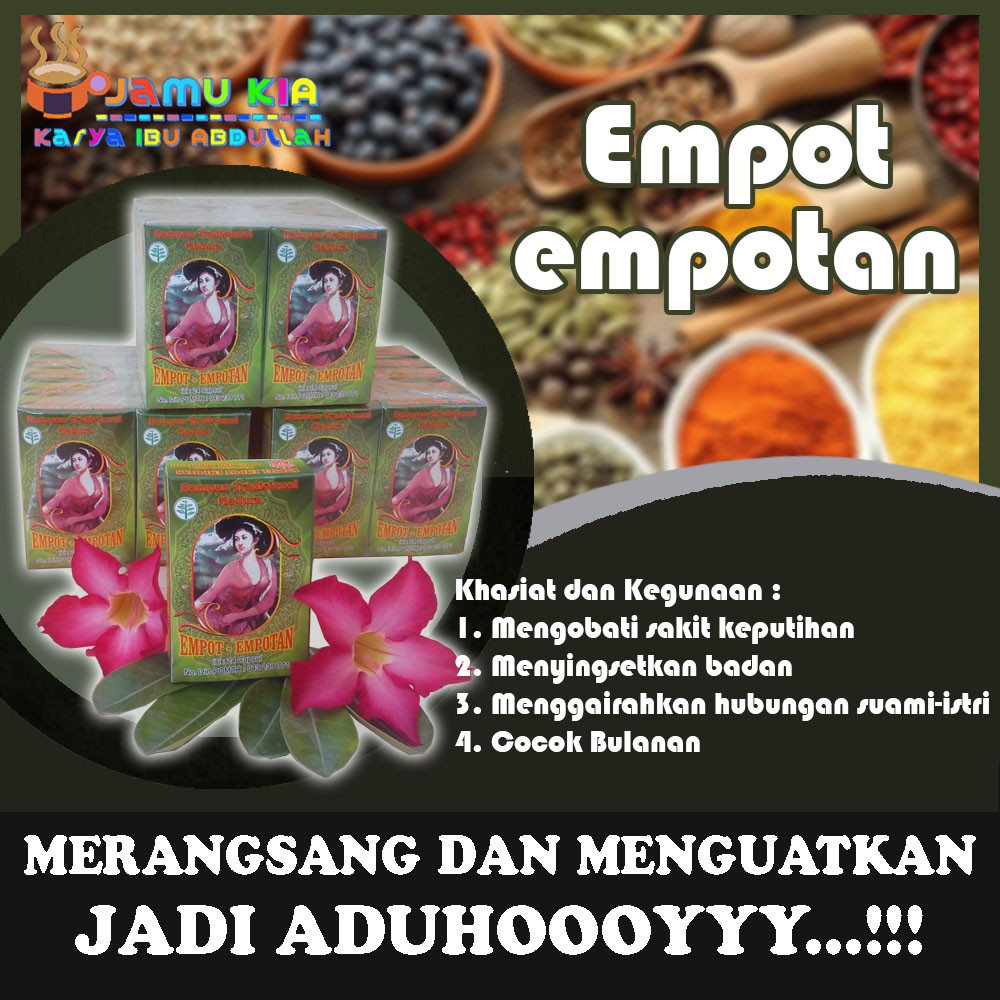 EMPOT EMPOTAN, JAMU EMPOT EMPOT, EMPOT EMPOT, EMPOT EMPOT SUPER, EMPOT, HERBAL EMPOT EMPOTAN