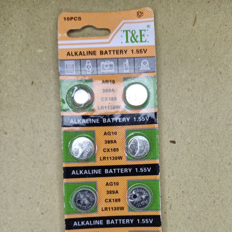 Baterai lampu dop sepeda alkaline