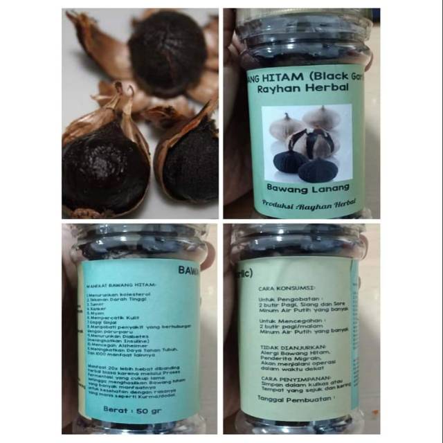 

Bawang Hitam (Black Garlick) Rayhan Herbal