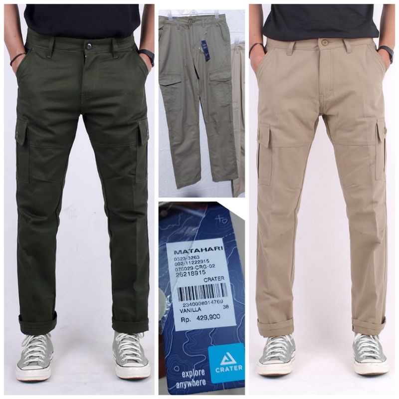 Celana Cargo / celana bomber Crater