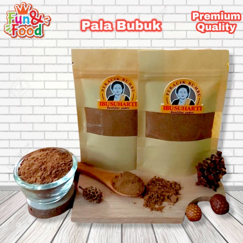 

IBU SUHARTI - Rempah Pala Bubuk Bumbu Pala Nutmeg Powder Kualitas Premium