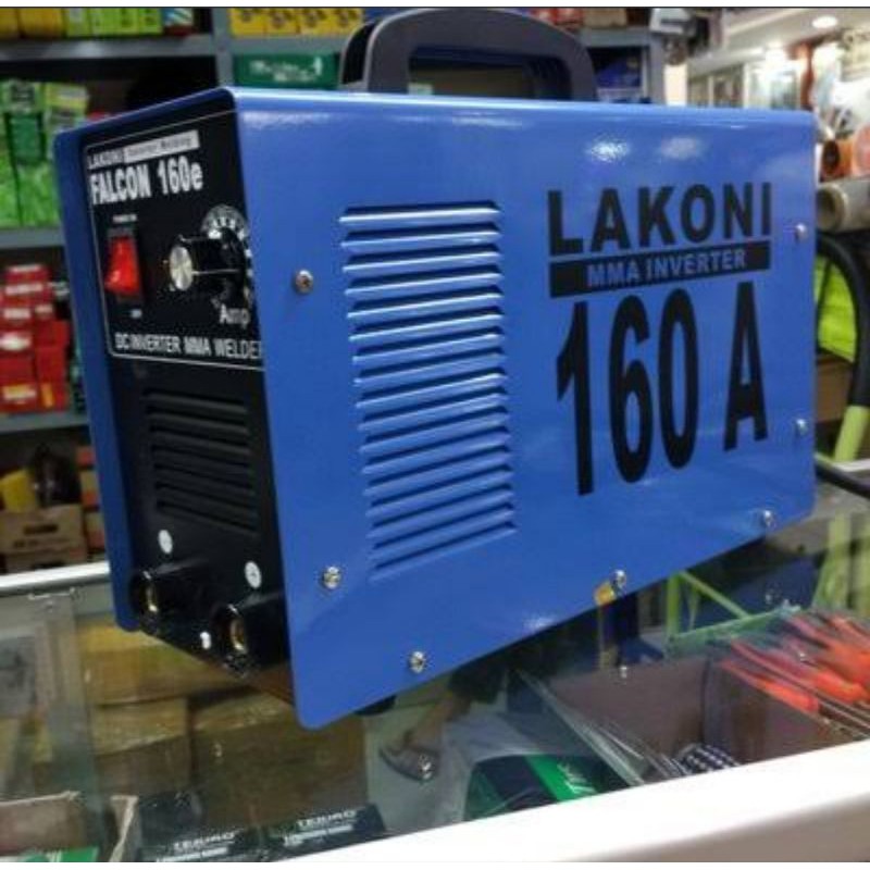 LAKONI Mesin Las 160A FALCON 160E Travo Las 900 Watt DC inverter ARC welder MMA inverter welding