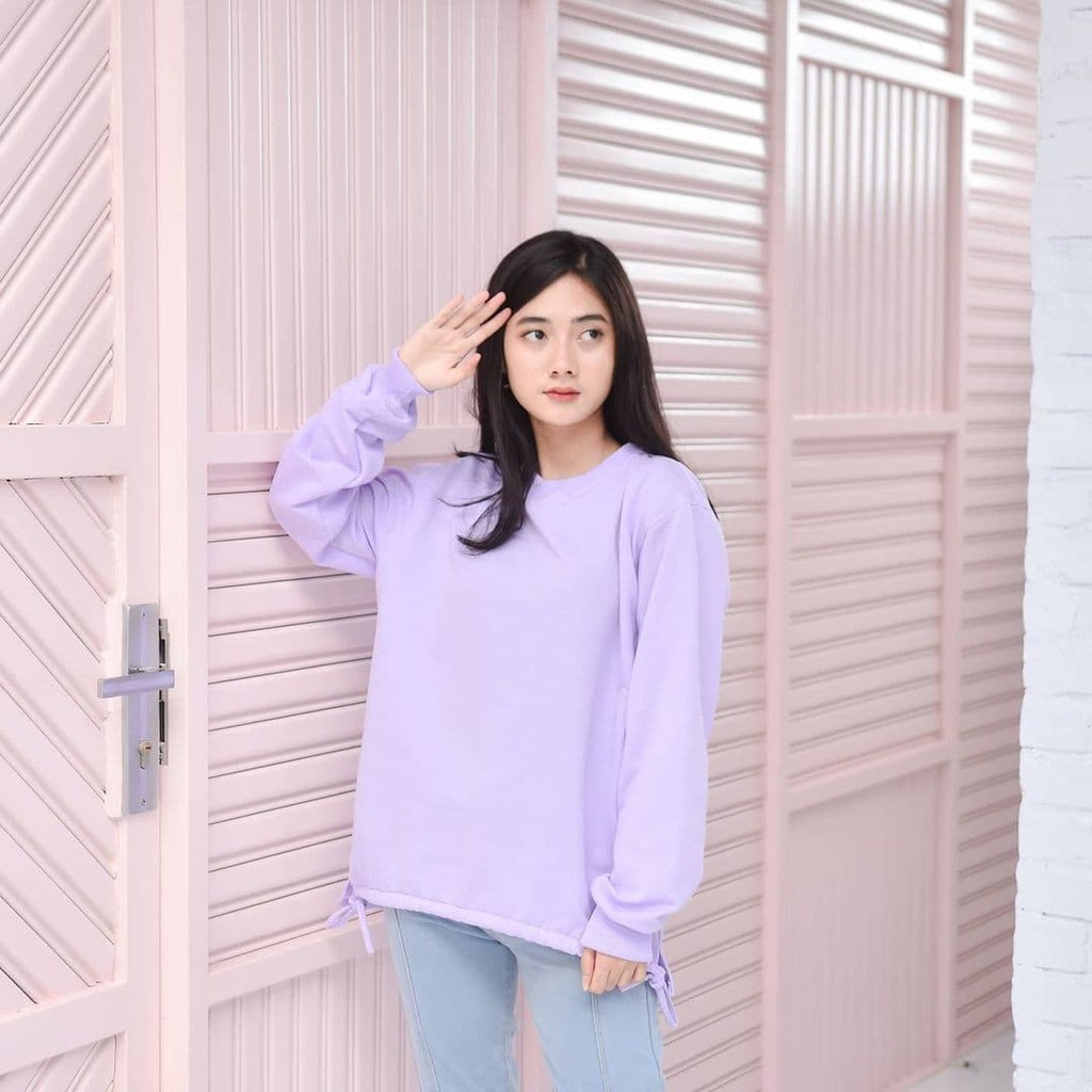 Nara Grosir - Sella Kerut Sweater l Fashion Sweater Terbaru